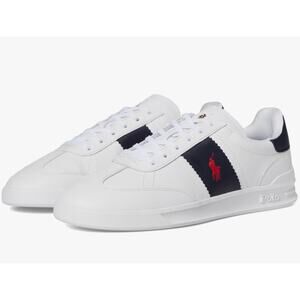 Polo by Ralph Lauren White and Navy Athletic Shoes